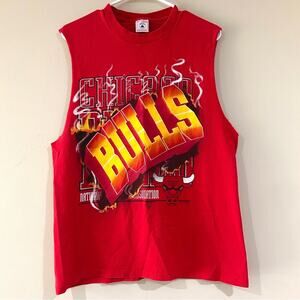 Vintage Chicago Bulls Cutoff Shirt